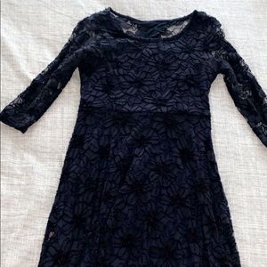 Kids navy lace dress from Bloomingdales